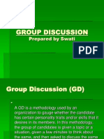 Group Discussion: Prepared by Swati