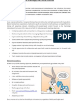 Year 10 Biology Course Overview