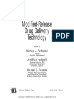 Rathbone Modified Release Drug Delivery Technology 2ed