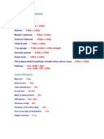 Basic House Dimensions