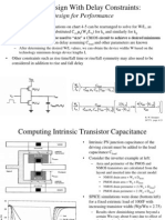 CMOS Design With Delay Constraints