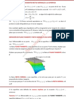 Planos Tangentes Rectas Normales A La Superficie