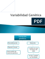 Variabilidad Genética