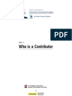 Unit-1 - Who Is A Contributor