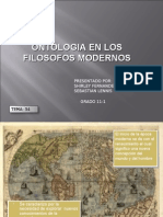 Tema 34 Ontologia Moderna