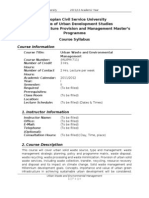 Urban Waste and Environmental Management Course Syllabus-Rahel