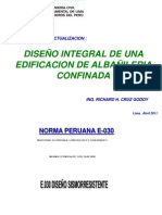 Diseño Integral de Una Edificacion de Albañileria Confinada