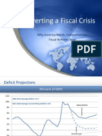 Averting A Fiscal Crisis - Why America Needs Comprehensive Fiscal Reform Now 0 0 0 0 0 0 0