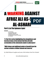 A Warning Against Afroz Ali Part 5