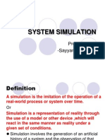 SYSTEM SIMULATION Seminar - by Sayyan