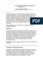 PINHEIRO, L. V. R. Informação. (Rio de Janeiro), Ano. 2, Nº 4. 2004.