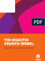 The Disaster Crunch Model: Guidelines For A Gendered Approach