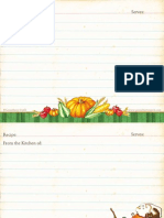 Fall Recipe Cards From Gooseberry Patch