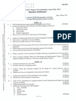 System Software: Answer FIVE Full Questions Selecting at Least TWO Questions From Each Part