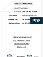 Sound Detector Circuit Term Project Report