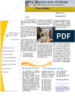 Newsletter Dec 2011