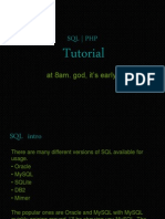 SQL - PHP: Tutorial