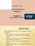 Biochemistry I BCM211: Zatilfarihiah Rasdi