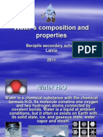 Water's Composition and Properties