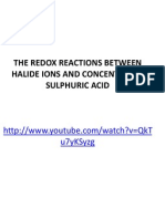 RXN of Sulphuric Acid With Salts