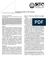 The Effect of Drilling Fluid Rheological Properties On Hole Cleaning