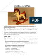 Free Rocking Horse Plans