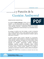 1.esencia y Función de La Gestión Ambiental