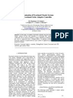 Synchronization of Fractional Chaotic Systems Via Fractional-Order Adaptive Controller