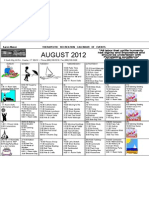 August Calendar