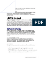 Trend Analysis of ACI Ltd. & Renata Ltd.