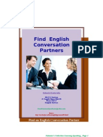 Find An English Conversation Partners