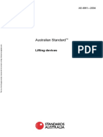 As 4991-2004 Lifting Devices