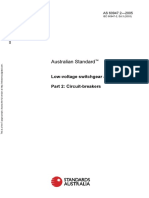 As 60947.2-2005 Low-Voltage Switchgear and Controlgear Circuit-Breakers