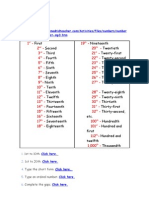 Ordinal Numbers