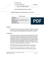 Applying ICH Q8 (R2), Q9, and Q10 Principles To CMC Review