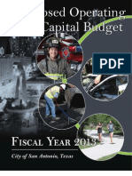 City of San Antonio FY 2013 Proposed Budget