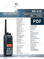 Kenwood NX-210 Nexedge VHF Product Brochure