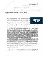 Standardized Testing Chapter 4 Brown