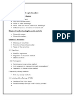 Index Executive Summary of Capital Markets Chapter 1 Investment Basics