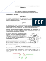 Aplicaciones de Los Sistemas de Control de Velocidad SCR