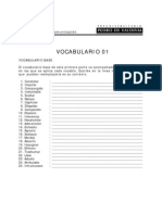 Vocabulario I