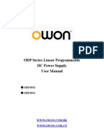 Owon ODP Series User Manual en