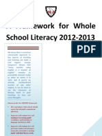 Framework For Whole School Literacy