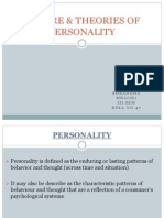 Nature & Theories of Personality