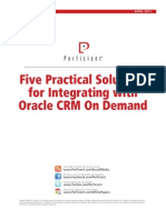 Five Practical Solutions For Integrating With Oracle CRM On Demand