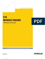 C18 Marine Engine-Maintenance Intervals