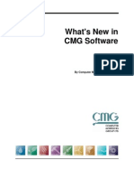 New Features in CMG 2012 Software