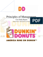 MGT Group Case Study Report (Dunkin Donuts) 