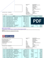 Statement of Account: HDFC Bank Limited Closing Balance Includes Funds Earmarked For Hold and Unlearned Fund