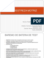 Test Destreza Motriz